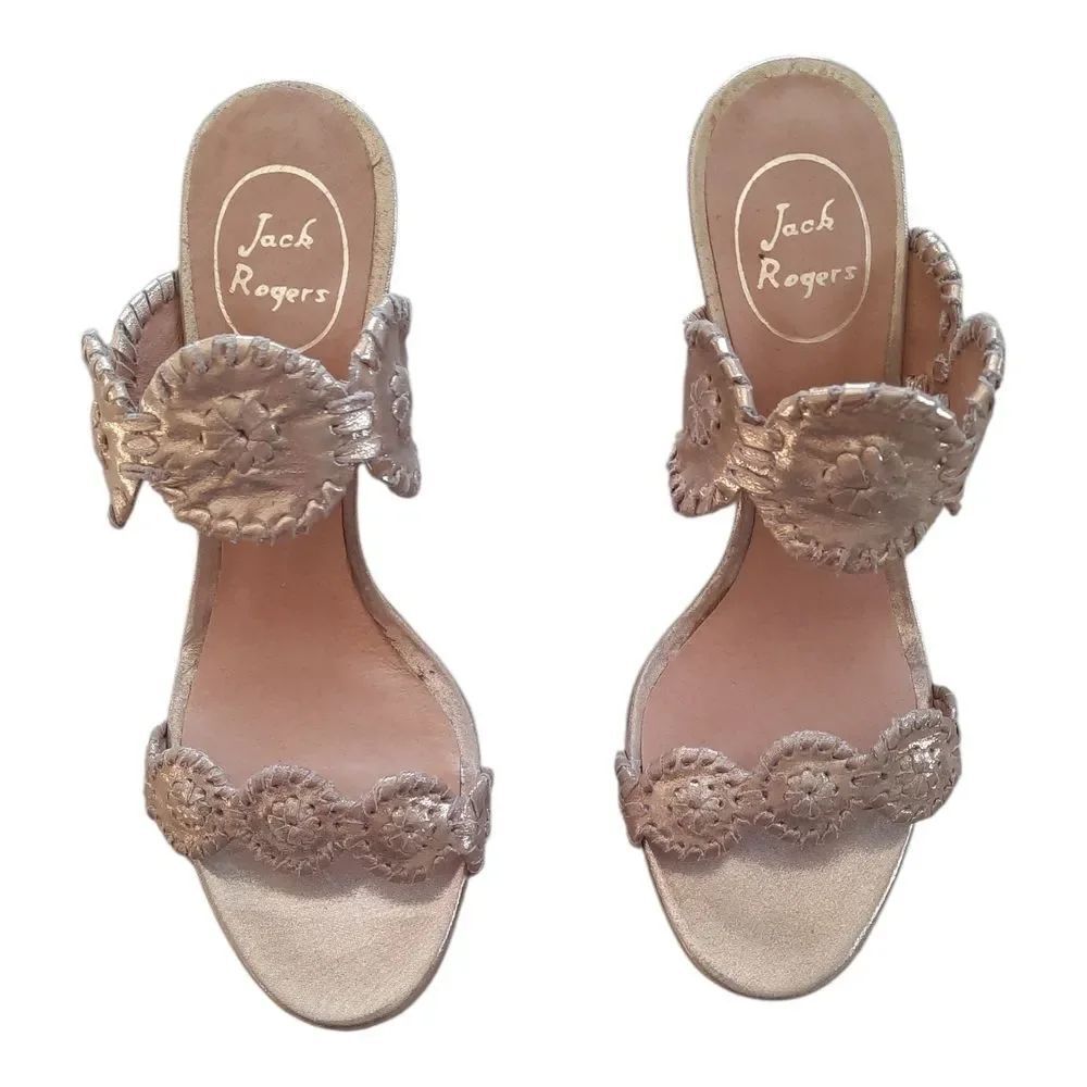 Jack Rogers Elegant Gold Sandals